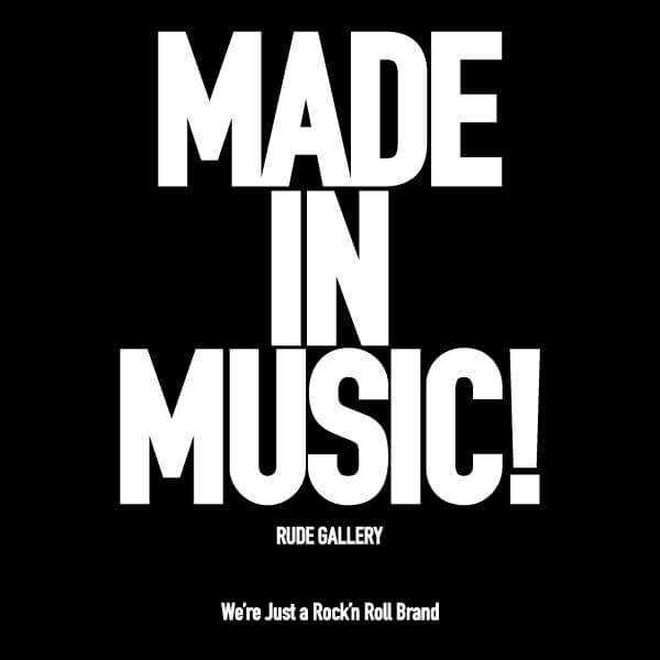 Rude Galleryボディバッグ MUSIC IS EVERYTHING Rude Galleryボディバッグ MUSIC IS EVERYTHING RUDIE'S LLC
