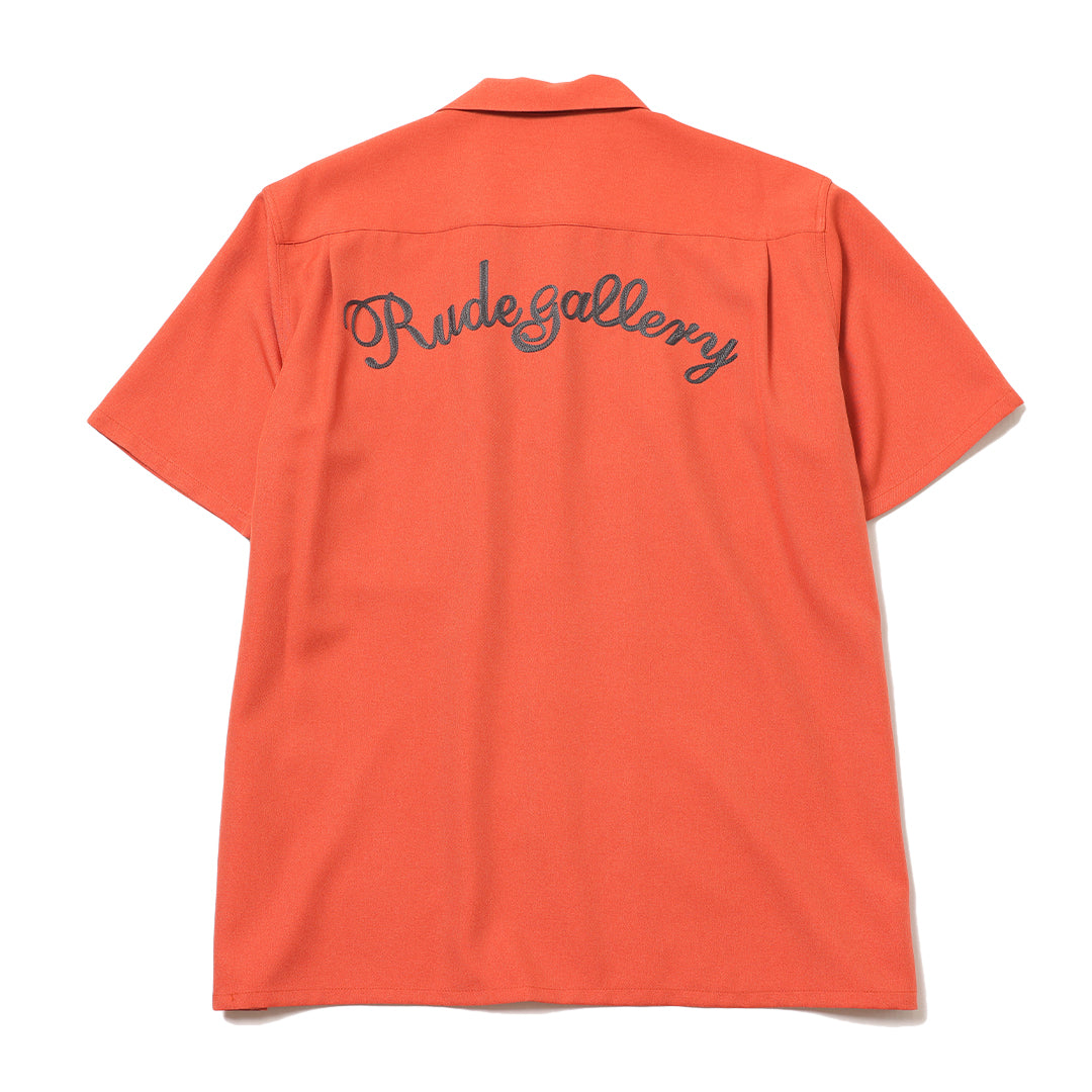 【RUDE GALLERY】ボーリングシャツ size3 RUDE GALLERY BLACK REBEL ルードギャラリーブラックレーベル