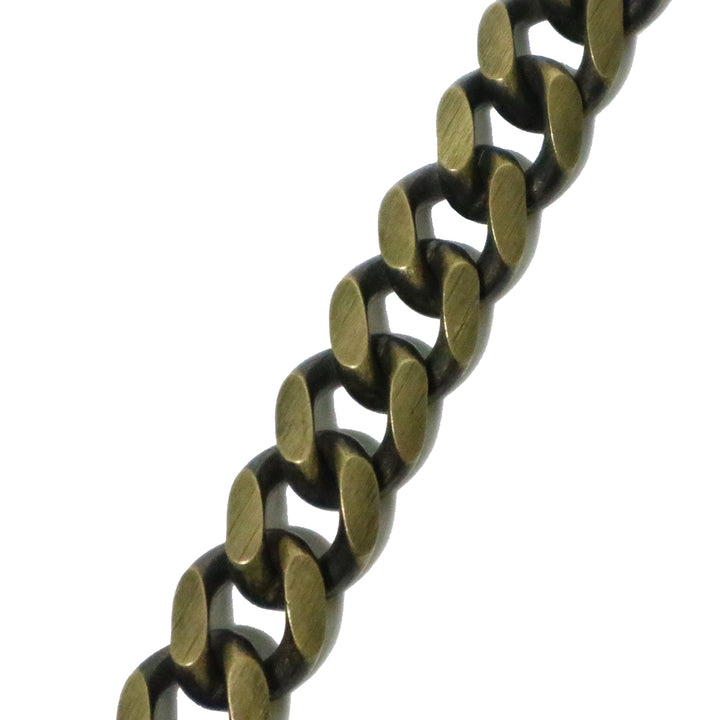 CLASSIC WALLET CHAIN X-BONE CLIP BRASS