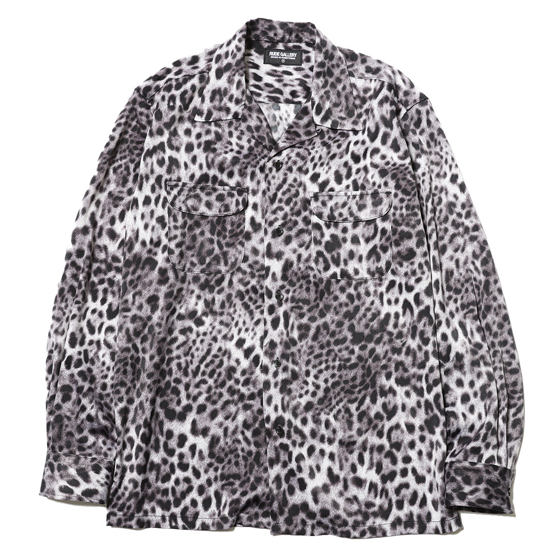 LEOPARD OPEN COLLAR LS SHIRT – RUDE GALLERY OFFICIAL ONLINE SHOP