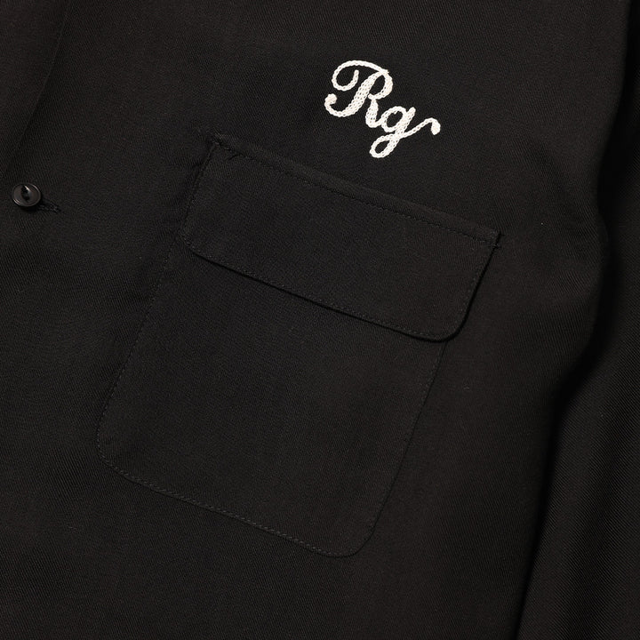 CAT OPEN COLLAR LS SHIRT