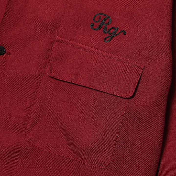 CAT OPEN COLLAR LS SHIRT