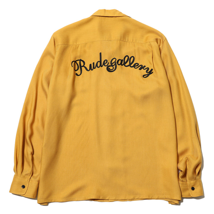 CAT OPEN COLLAR LS SHIRT