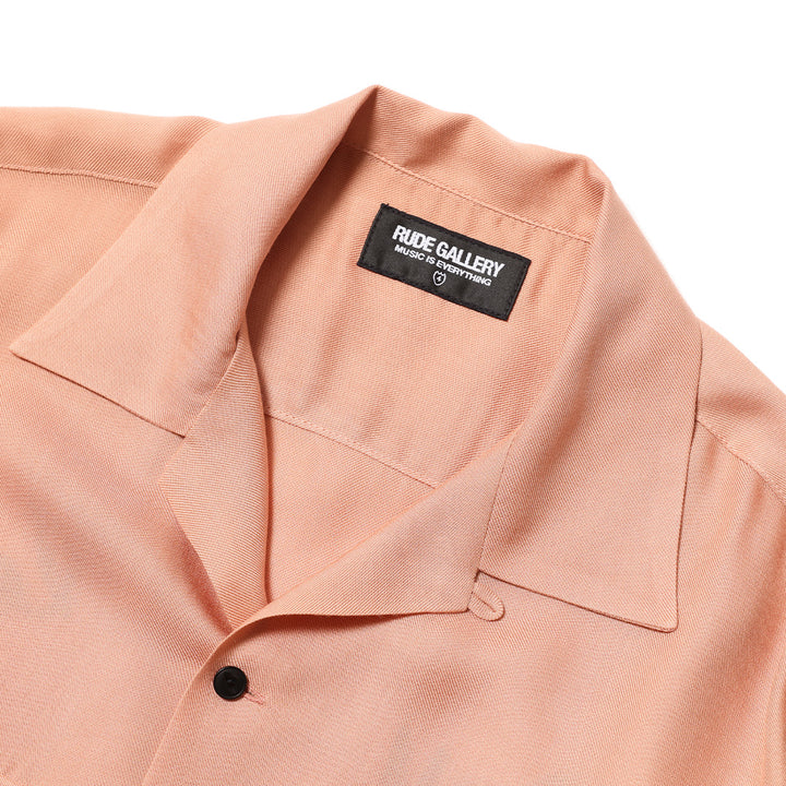 CAT OPEN COLLAR LS SHIRT