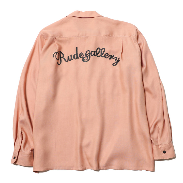 CAT OPEN COLLAR LS SHIRT