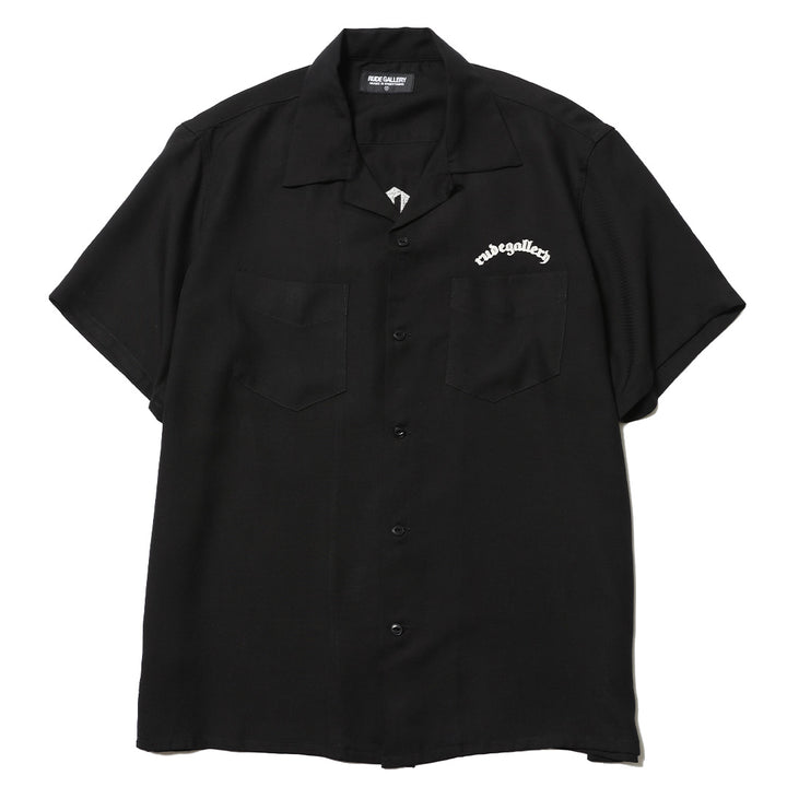 ARCH LOGO OPEN COLLAR SHIRT