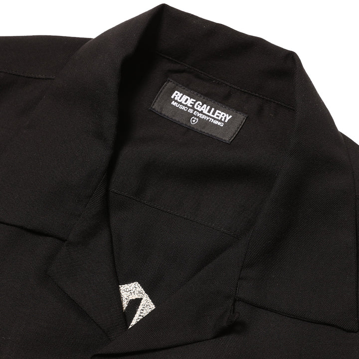 ARCH LOGO OPEN COLLAR SHIRT