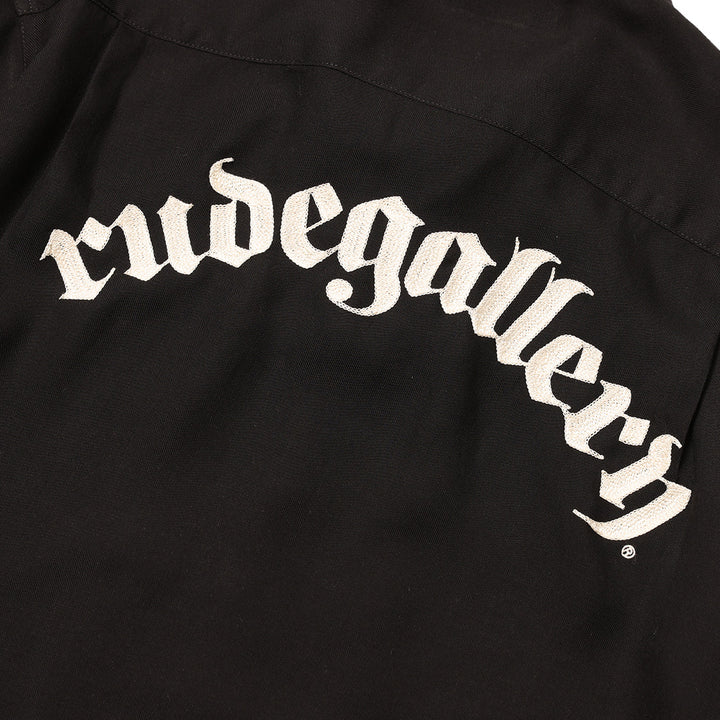 ARCH LOGO OPEN COLLAR SHIRT