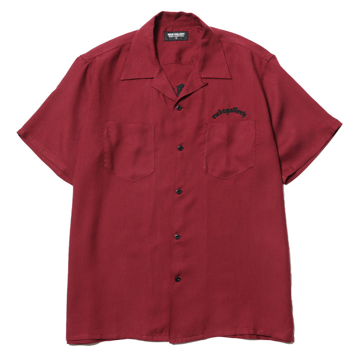 ARCH LOGO OPEN COLLAR SHIRT