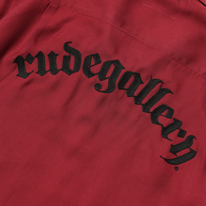 ARCH LOGO OPEN COLLAR SHIRT