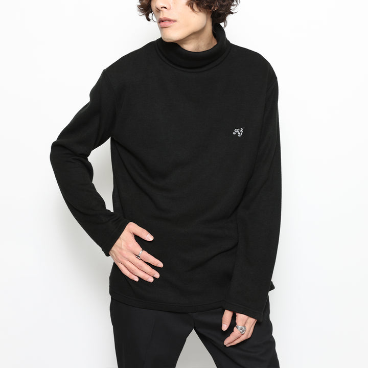 BASIC TURTLE NECK KNIT LS