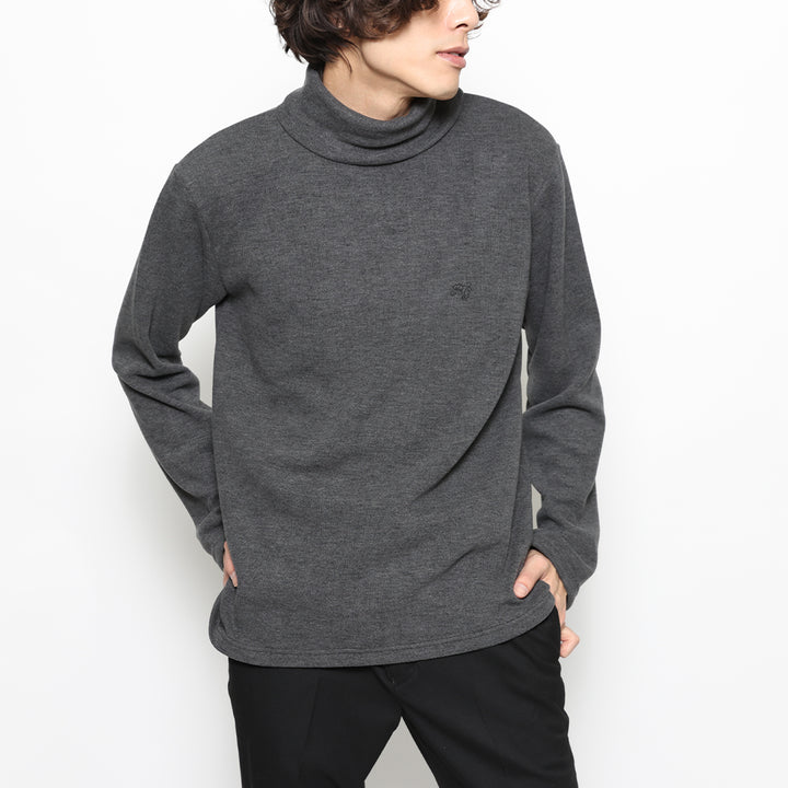 BASIC TURTLE NECK KNIT LS