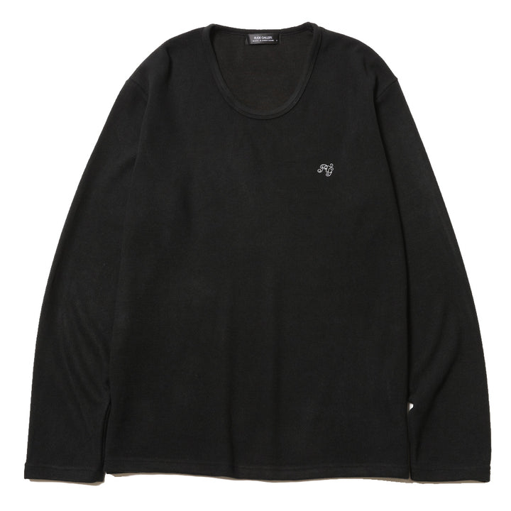 BASIC U NECK KNIT LS