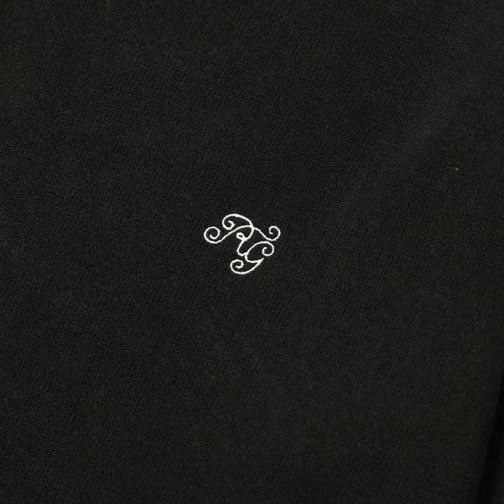 BASIC U NECK KNIT LS