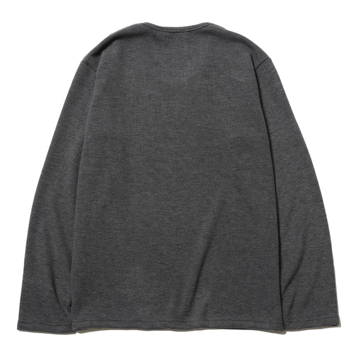 BASIC U NECK KNIT LS