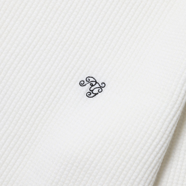 BASIC CREW NECK WAFFLE LS