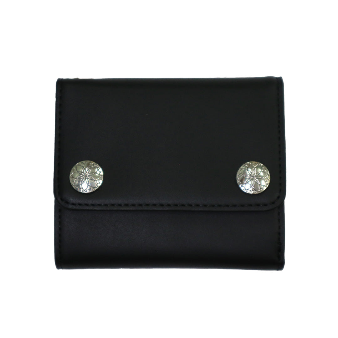 THREE FOLD WALLET - FLORAL – RUDE GALLERY OFFICIAL ONLINE SHOP