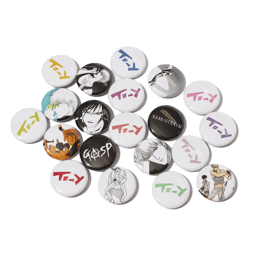 Toy CAN BADGE - Collaboration by 上條 淳士 RUDE GALLERY / ルードギャラリー