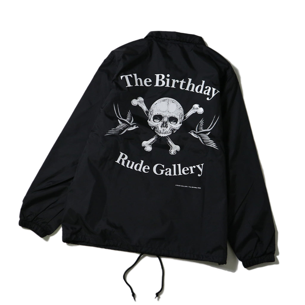 SKULL&SWALLOW COACH JACKET - Art work by H.U. – RUDE GALLERY OFFICIAL  ONLINE SHOP