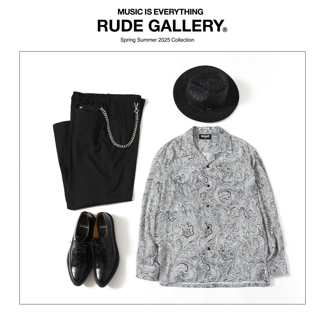 RUDE GALLERY ルードギャラリー シアーローブ ガウン ペイズリー