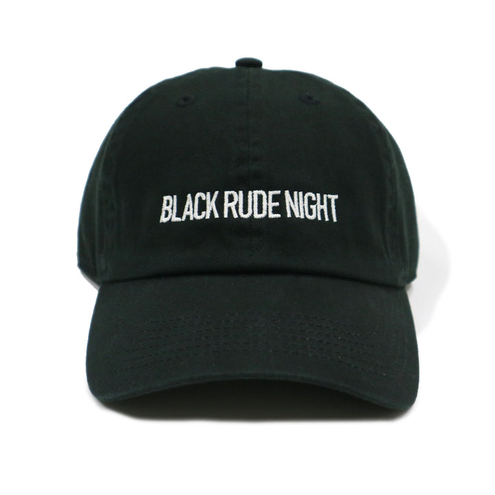 BLACK RUDE NIGHT COTTON CAP