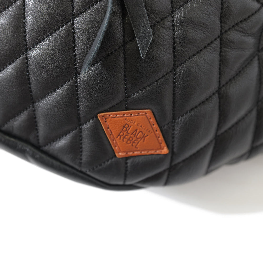 OUTSIDERS LEATHER WAIST BAG RUDE GALLERY BLACK REBEL / ルードギャラリーブラックレベル