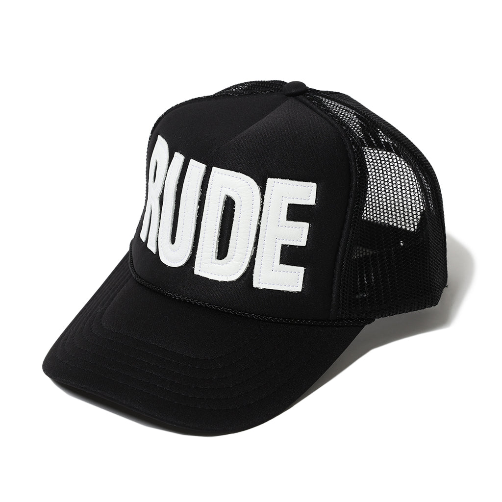 LEATHER RUDE MESH CAP - RUDE GALLERY OFFICIAL ONLINE SHOP