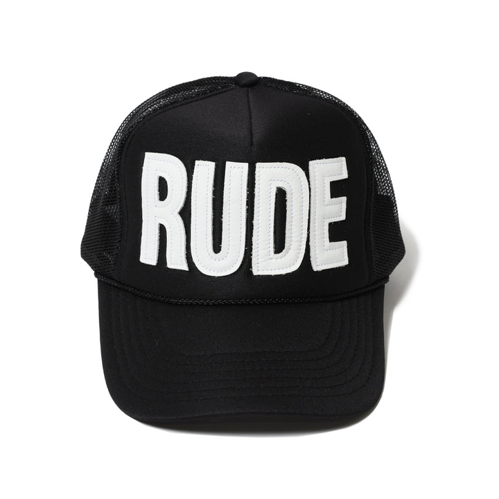 LEATHER RUDE MESH CAP