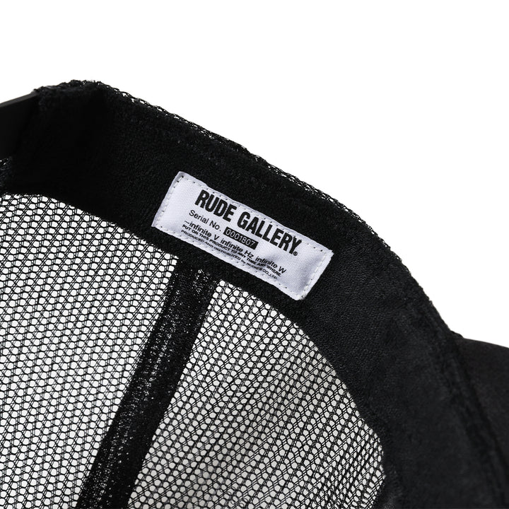 LEATHER RUDE MESH CAP