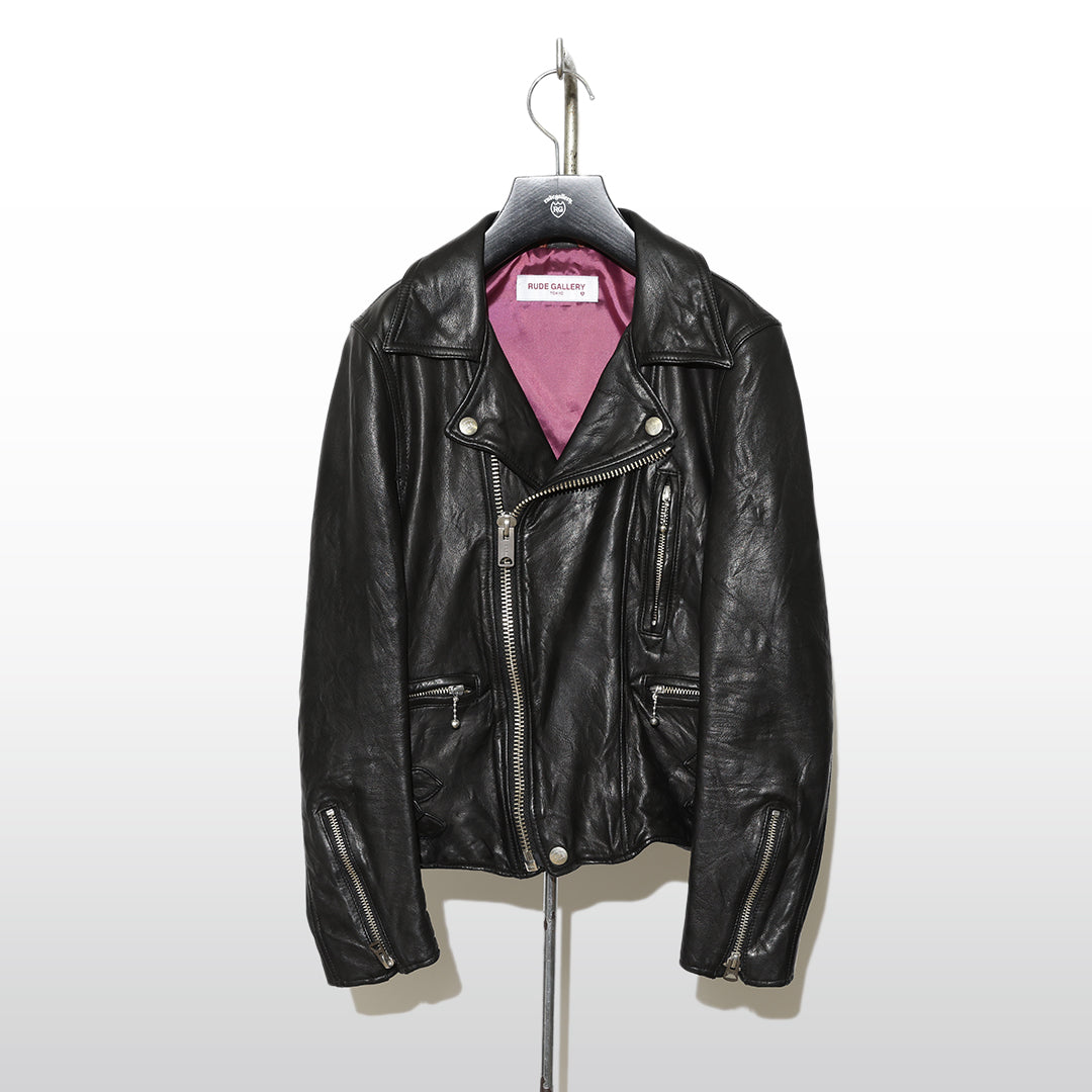 BLACK DYED LEATHER JACKETS – RUDE GALLERY OFFICIAL ONLINE SHOP