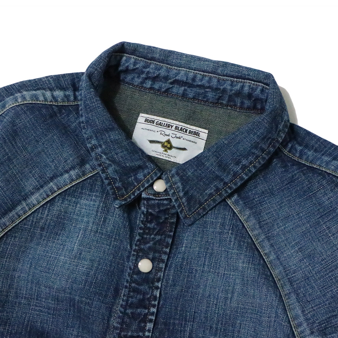 ROAD JACK DENIM SHIRT <VINTAGE WASH>