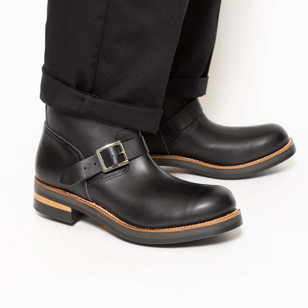 LEATHER ENGINEER BOOTS