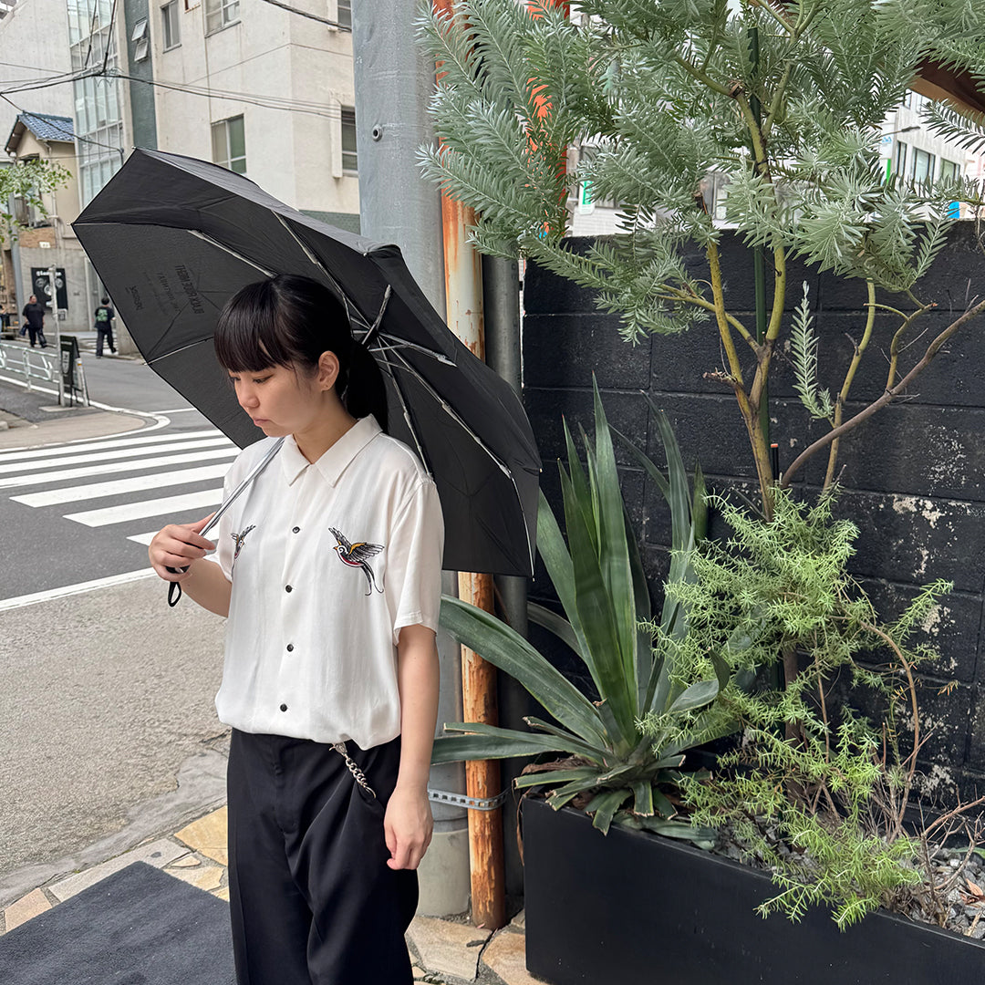 BLACK RUDE NIGHT UMBRELLA