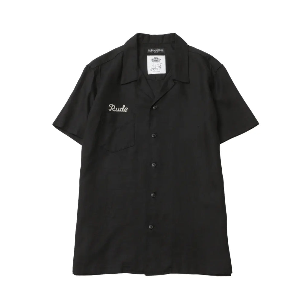 THE DISTORTION DISTRICTS OPEN COLLAR SHIRT THE DISTORTION DISTRICTS