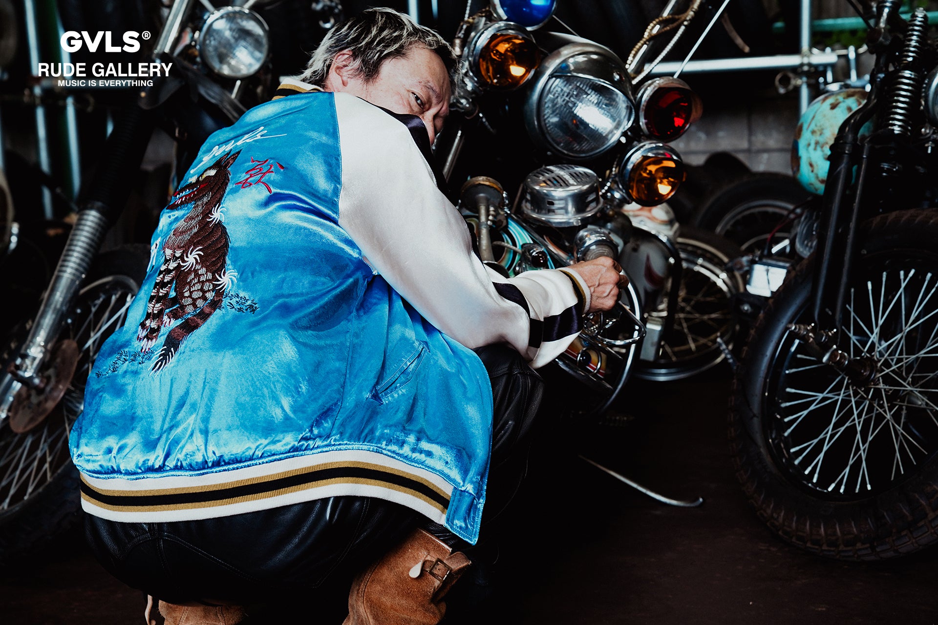 GVLS×RUDE GALLERY “COLLABORATION SOUVENIR JACKET” – RUDE