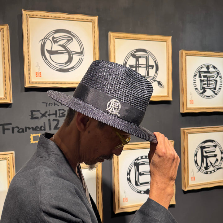干支絵文字 STRAW HAT-子-