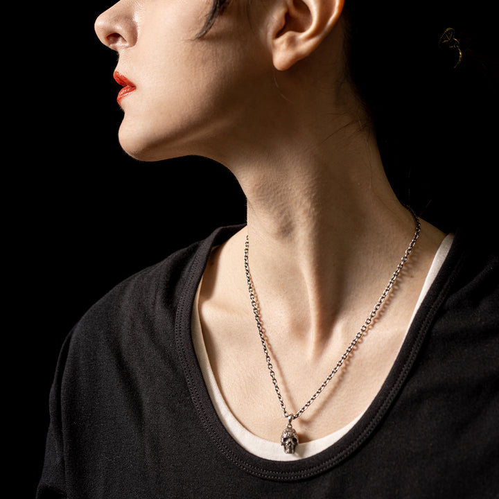 Shinichi Ubukata - PAISLEY SKULL NECKLACE