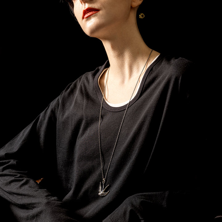 村松 拓 - SWALLOW CRIMSON NECKLACE