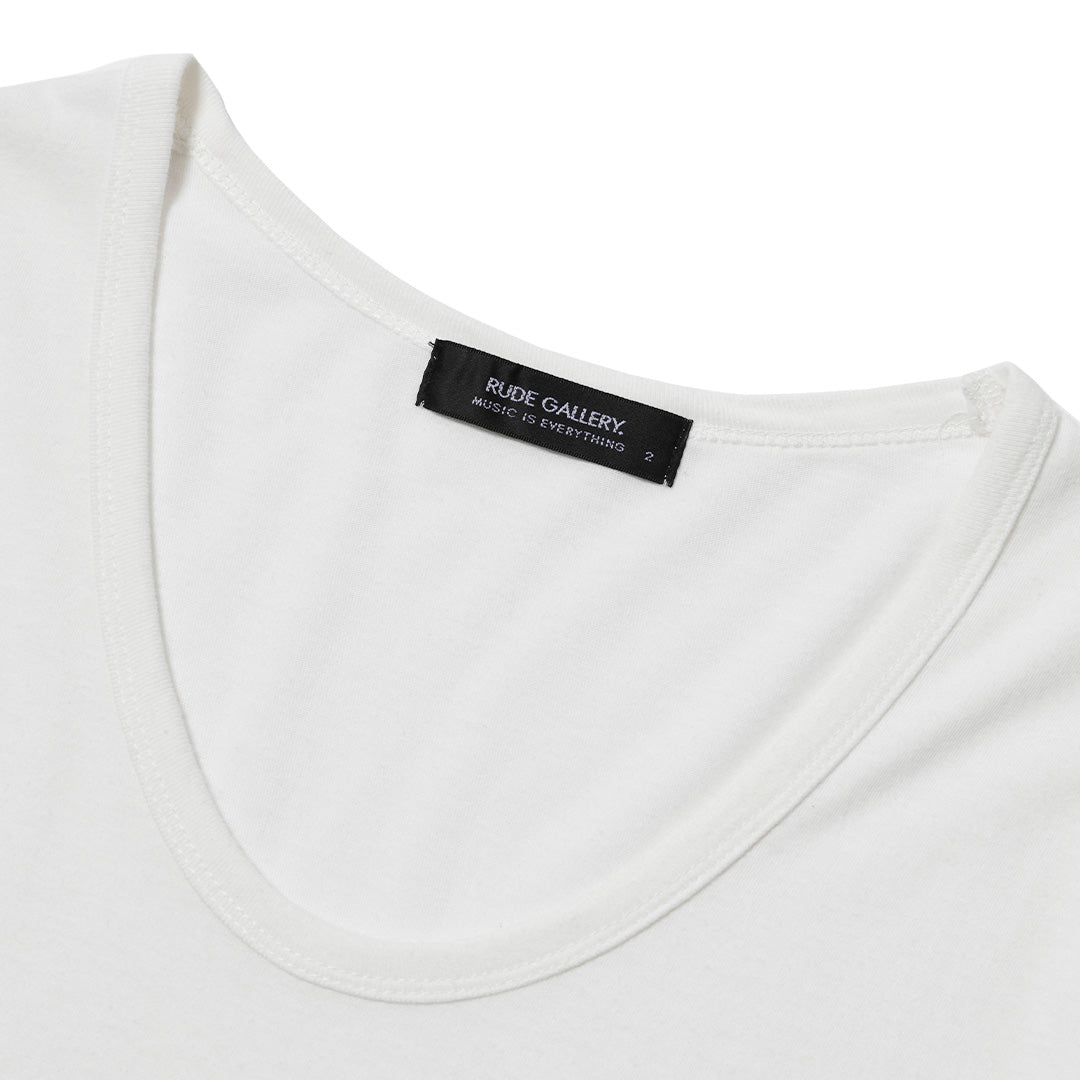 U NECK TEE