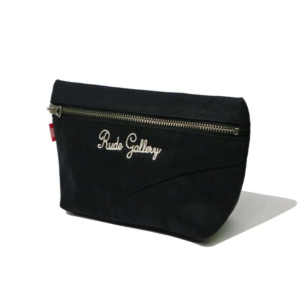 RIGID DENIM MAKE POUCH - RUDE GALLERY OFFICIAL ONLINE SHOP