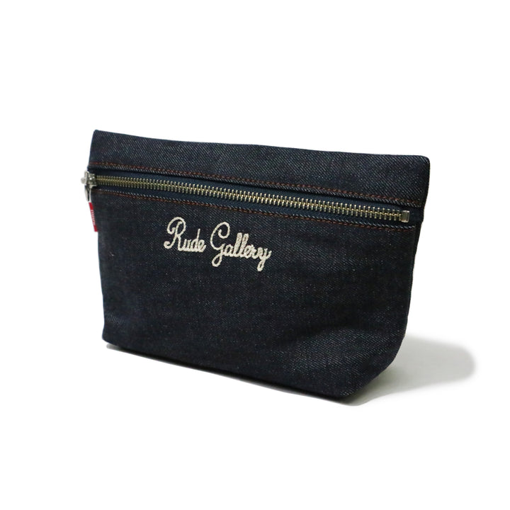 RIGID DENIM MAKE POUCH