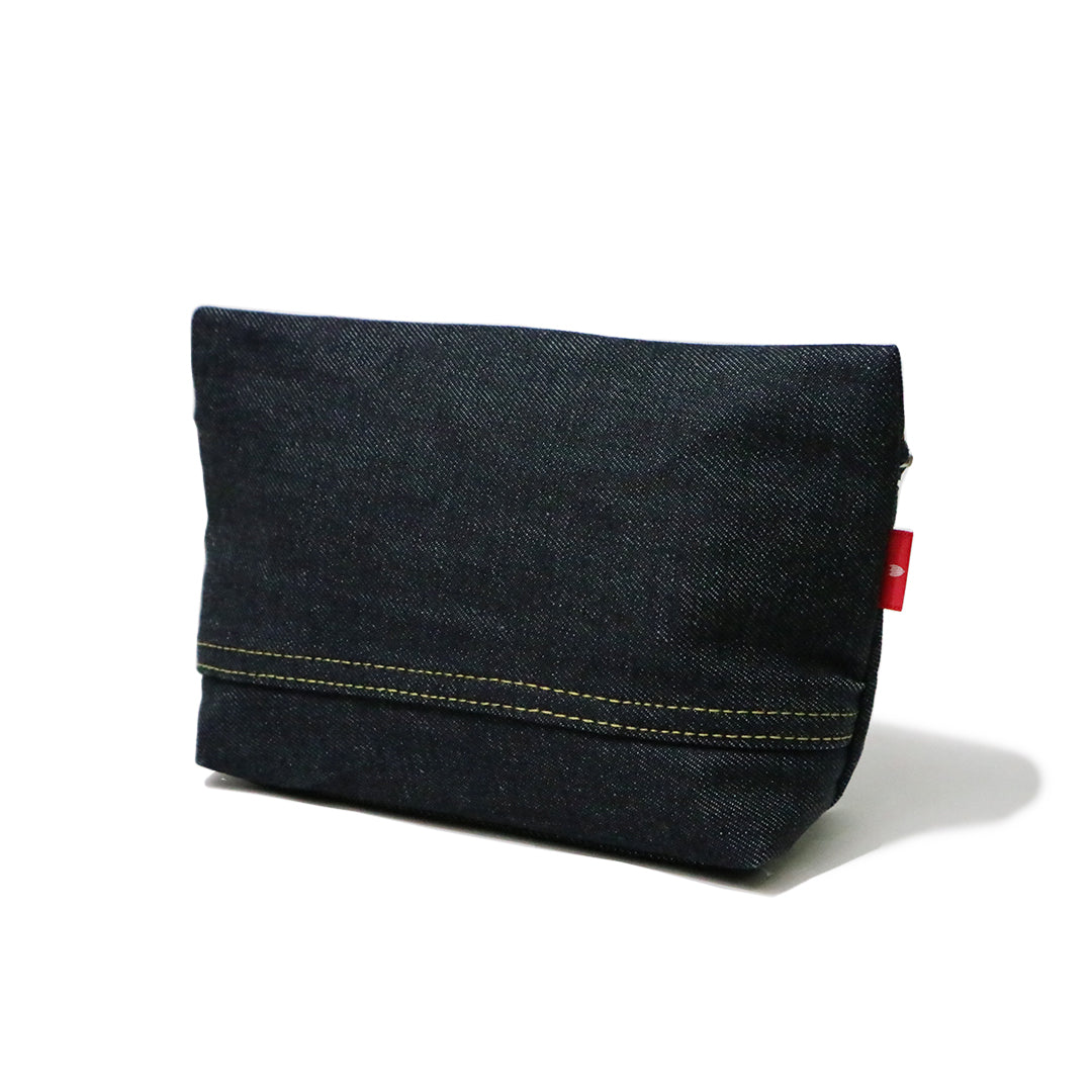 RIGID DENIM MAKE POUCH