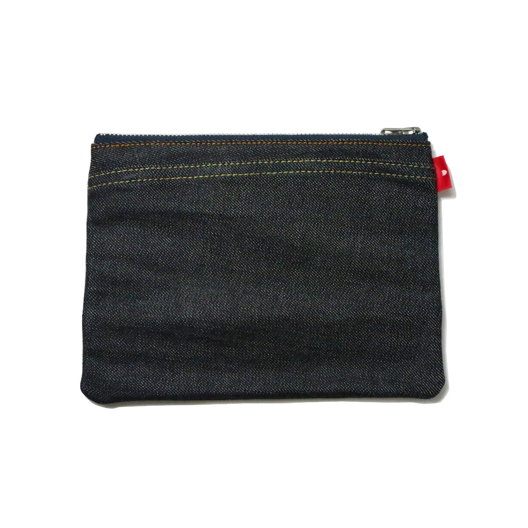 RIGID DENIM POUCH MEDIUM