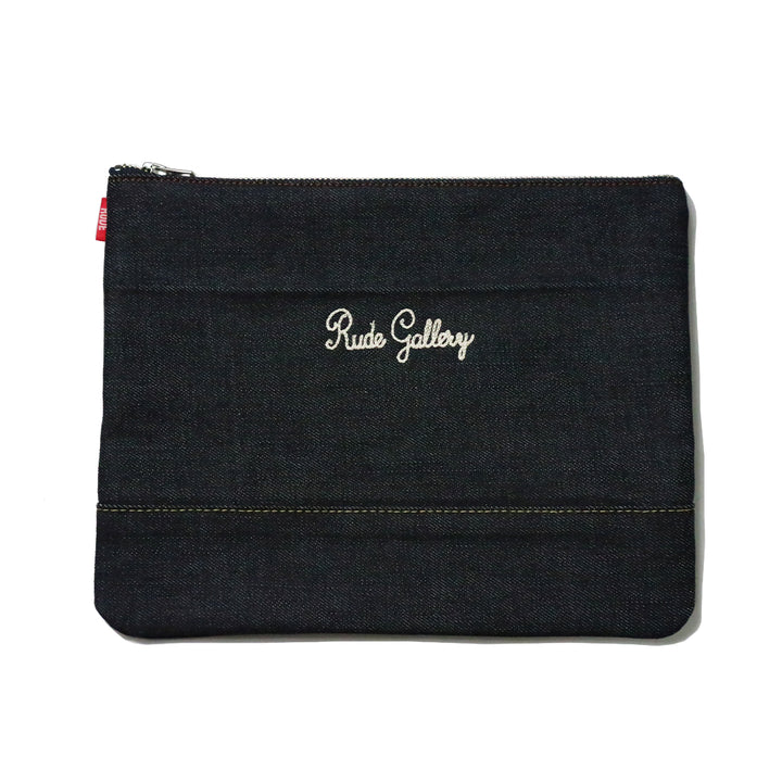 RIGID DENIM POUCH LARGE