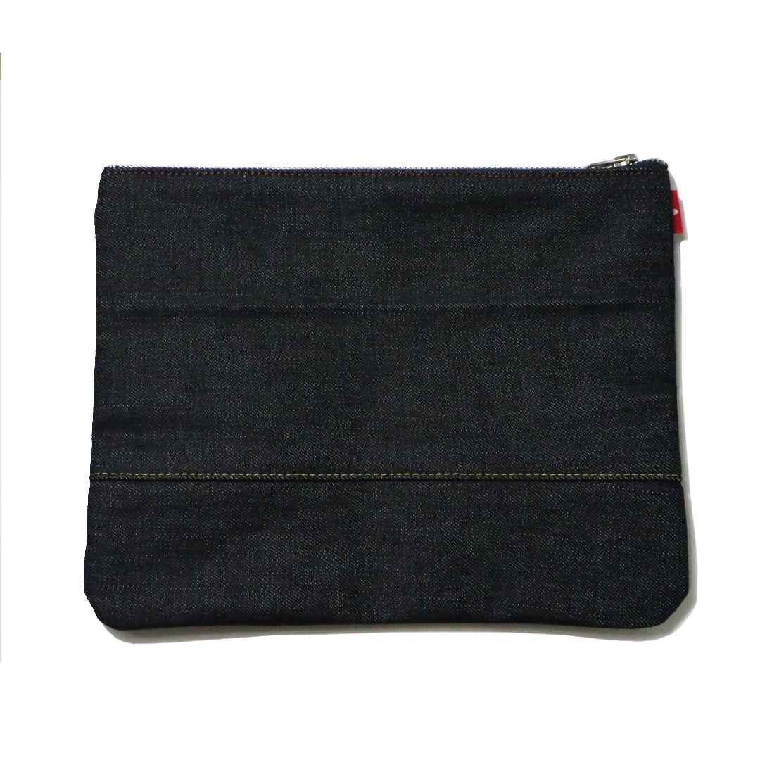 RIGID DENIM POUCH LARGE