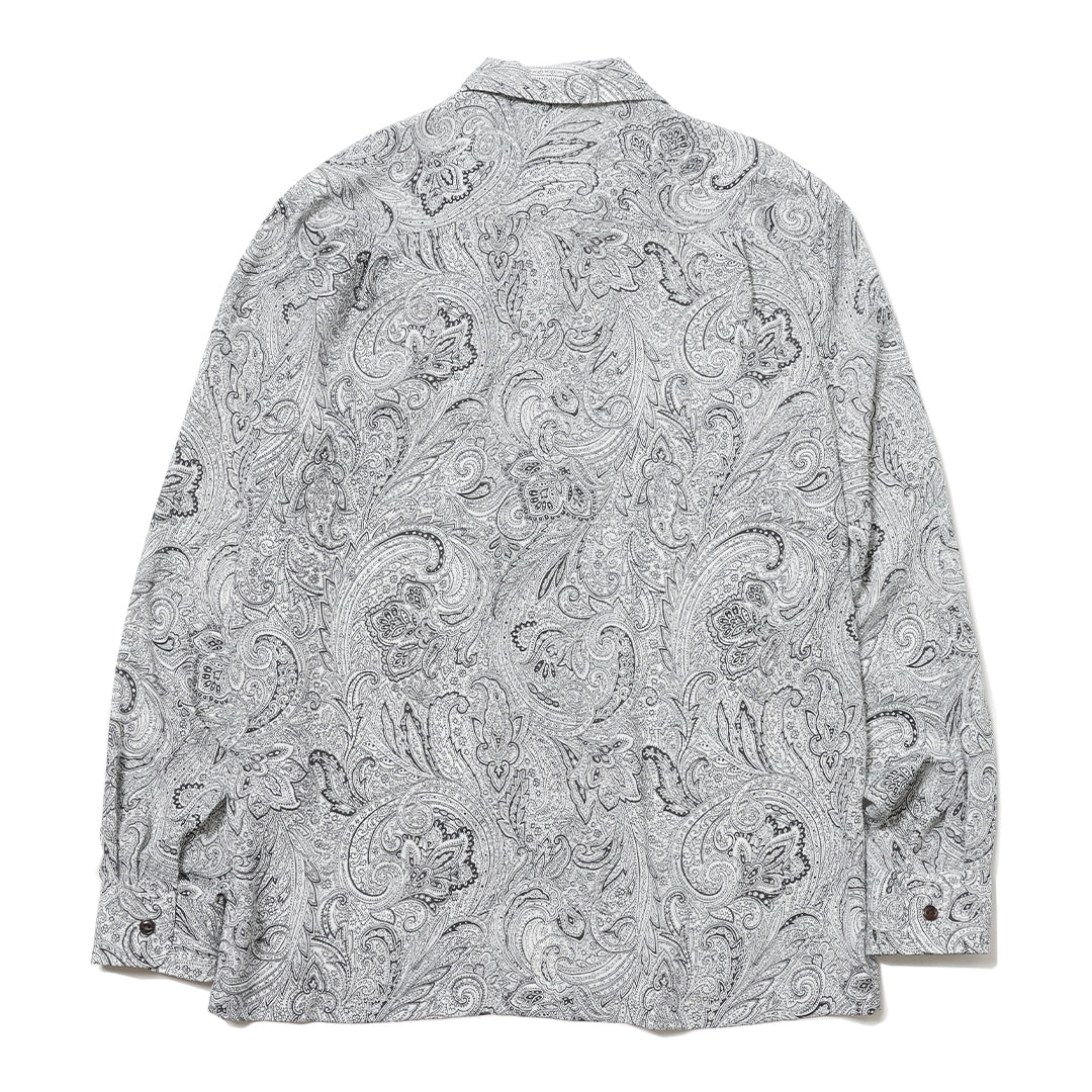 PAISLEY OPEN COLLAR LS SHIRT - RUDE GALLERY OFFICIAL ONLINE SHOP