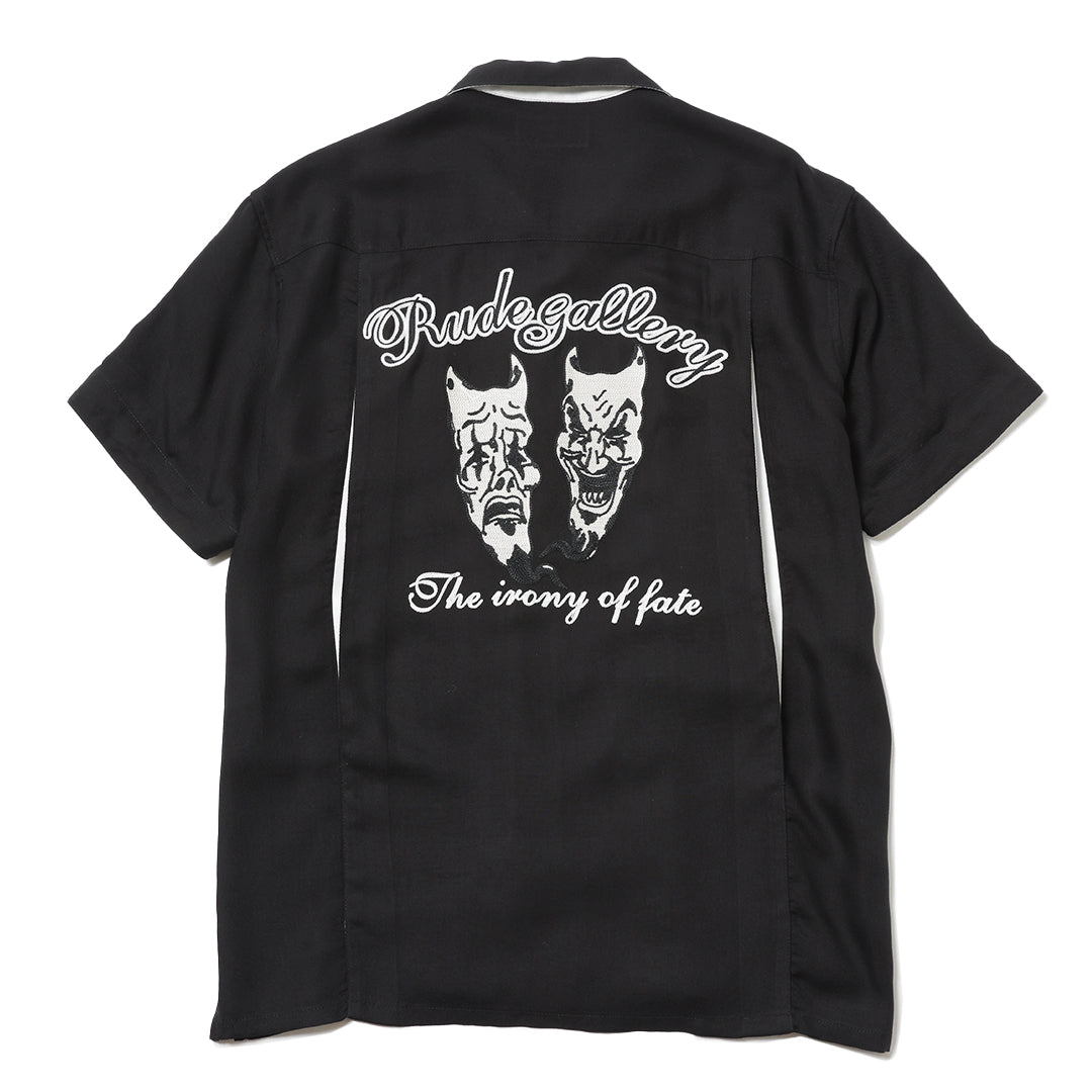 Rude Gallery スケルトンデザインシャツ Rude Gallery スケルトンデザインシャツ