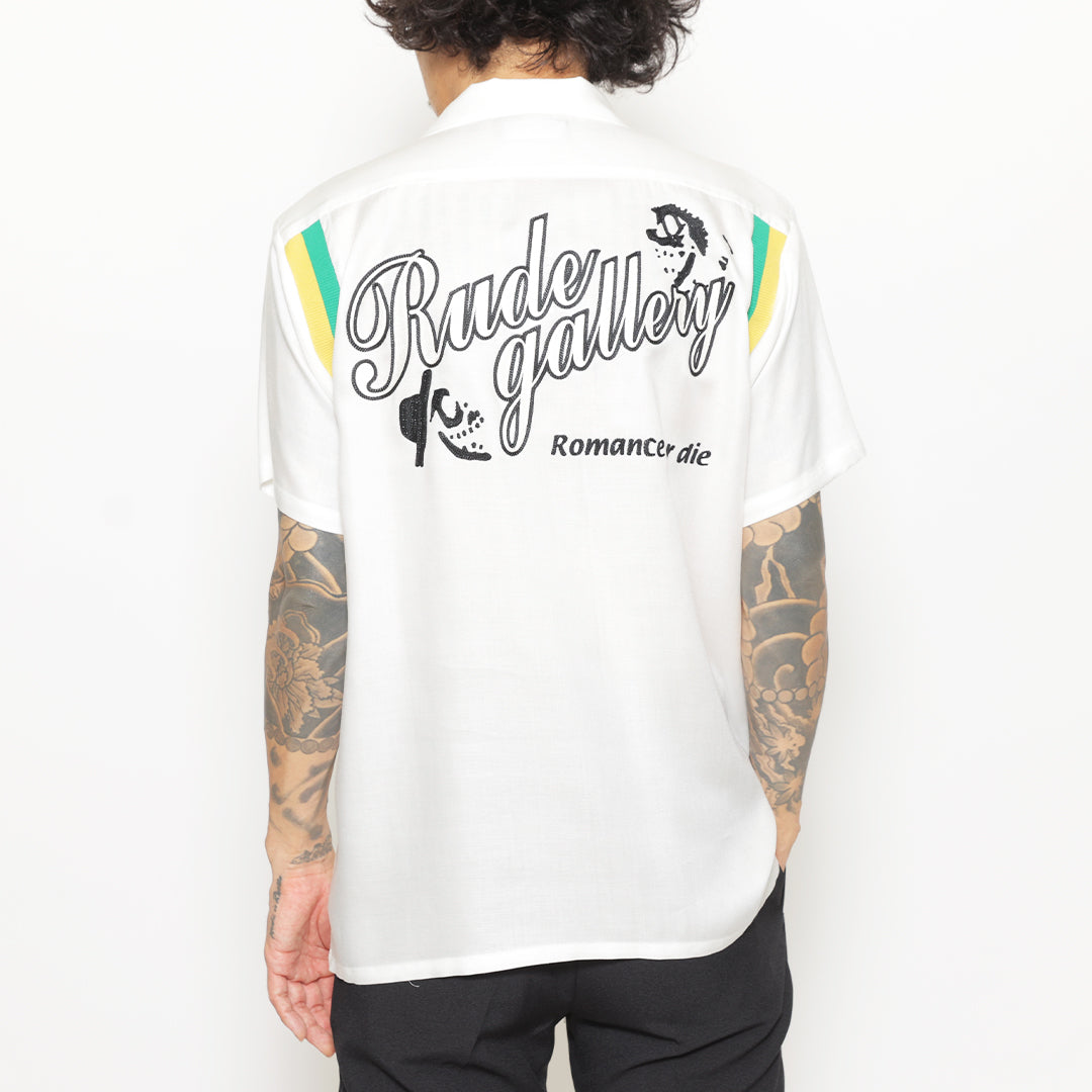 RUDE GALLERY ルードギャラリー ボーリングシャツ スカル