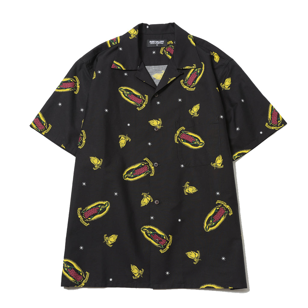 rude gallery マリア総柄アロハシャツ　レーヨンオープンカラー MARIA ALOHA SHIRT - RUDE GALLERY OFFICIAL ONLINE SHOP