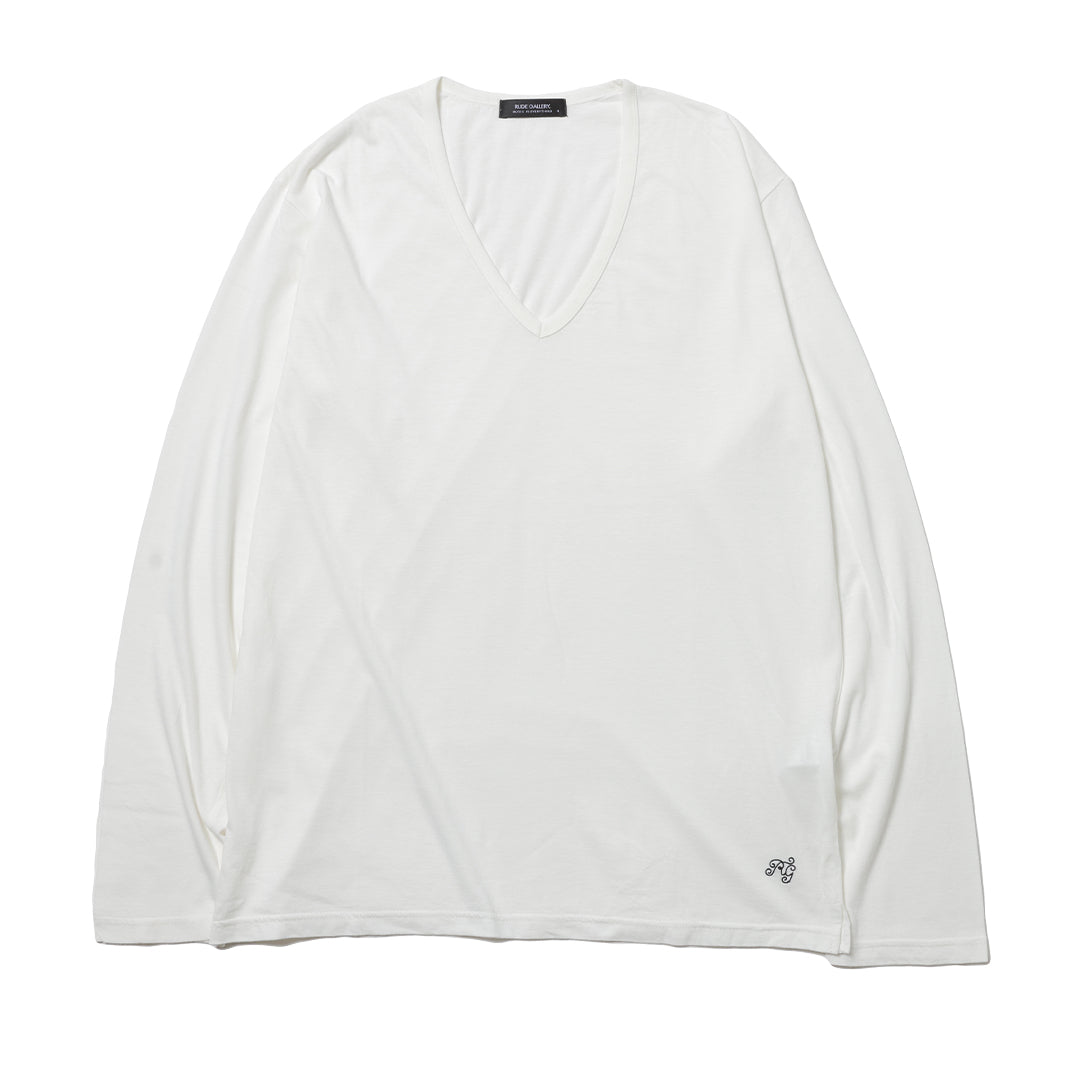 BASIC V NECK LS